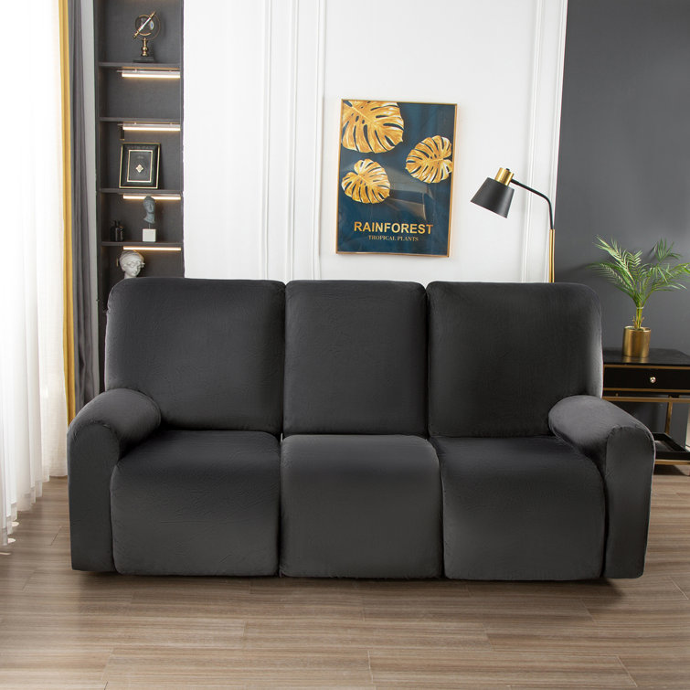 Eider & Ivory™ Box Cushion Sofa Slipcover | Wayfair